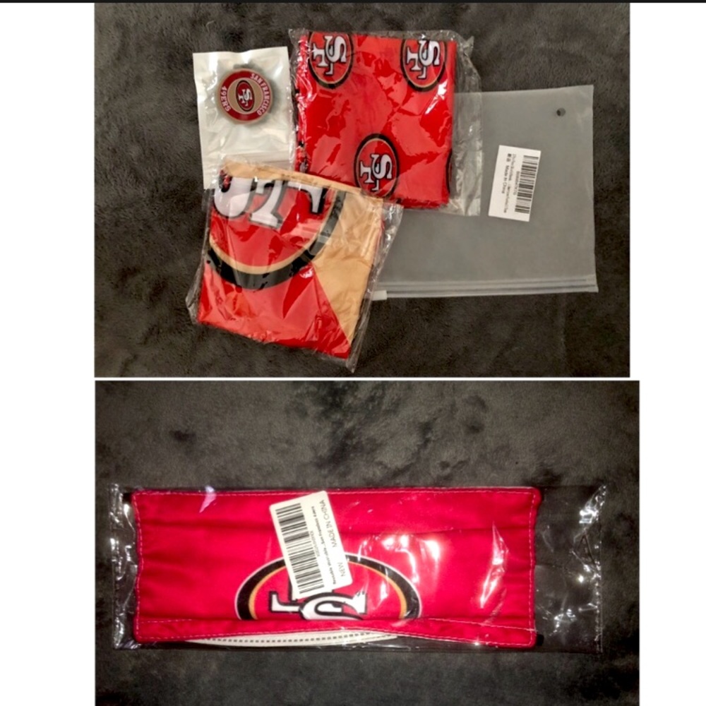San Francisco 49ers mask